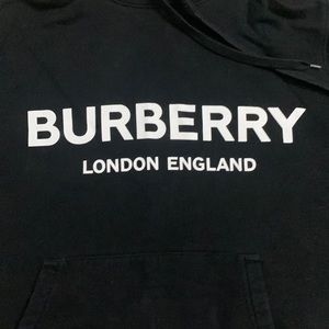 Black Burberry Hoodie